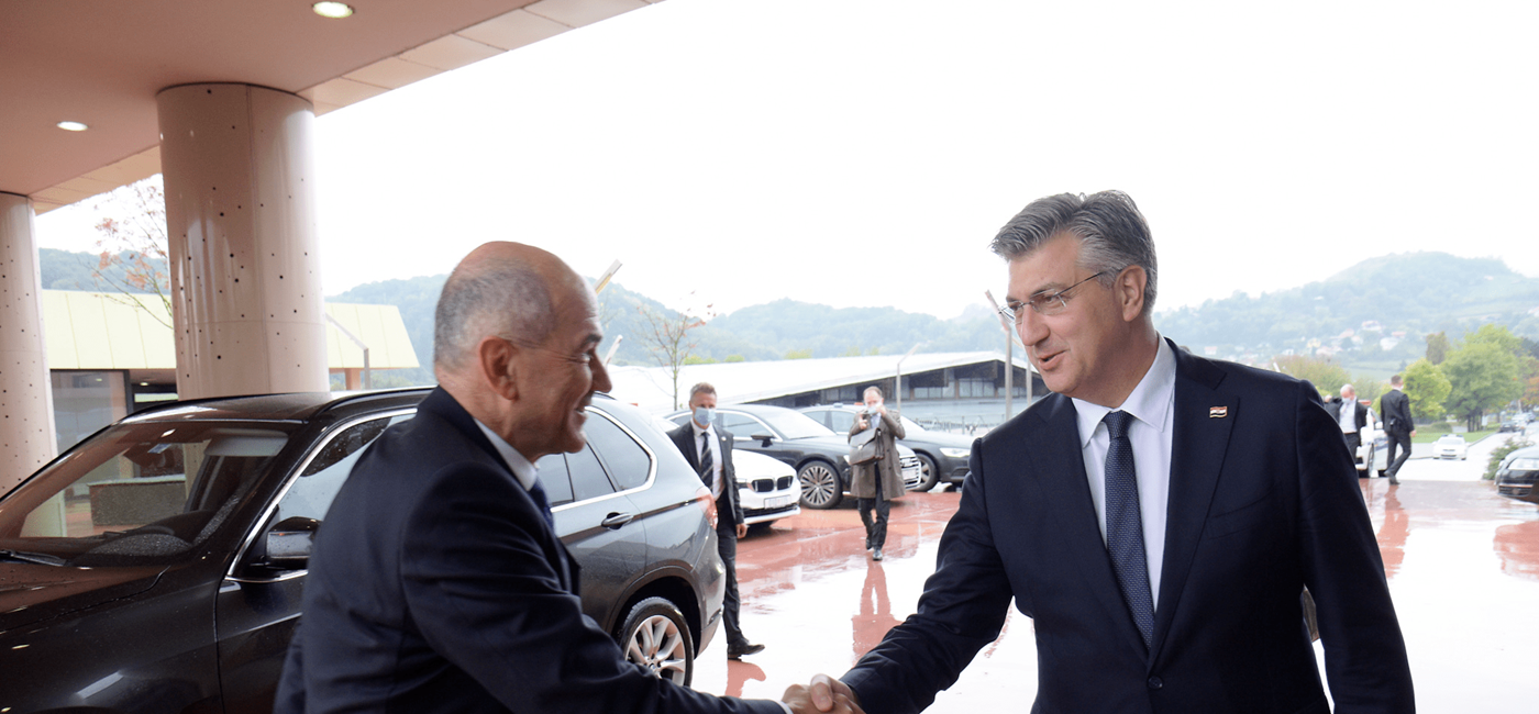 Plenković i Janša: Hrvatski ulazak u eurozonu poboljšat će gospodarsku suradnju